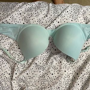 PINK light blue everyday bra